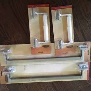Towel bars and toilet paper holders  NIB